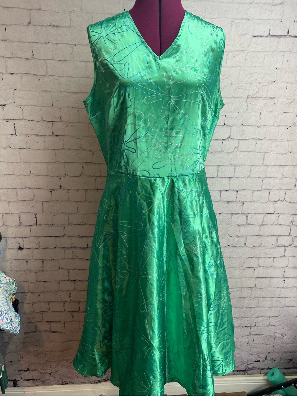 Disney Inside out disgust costume dress womens size large